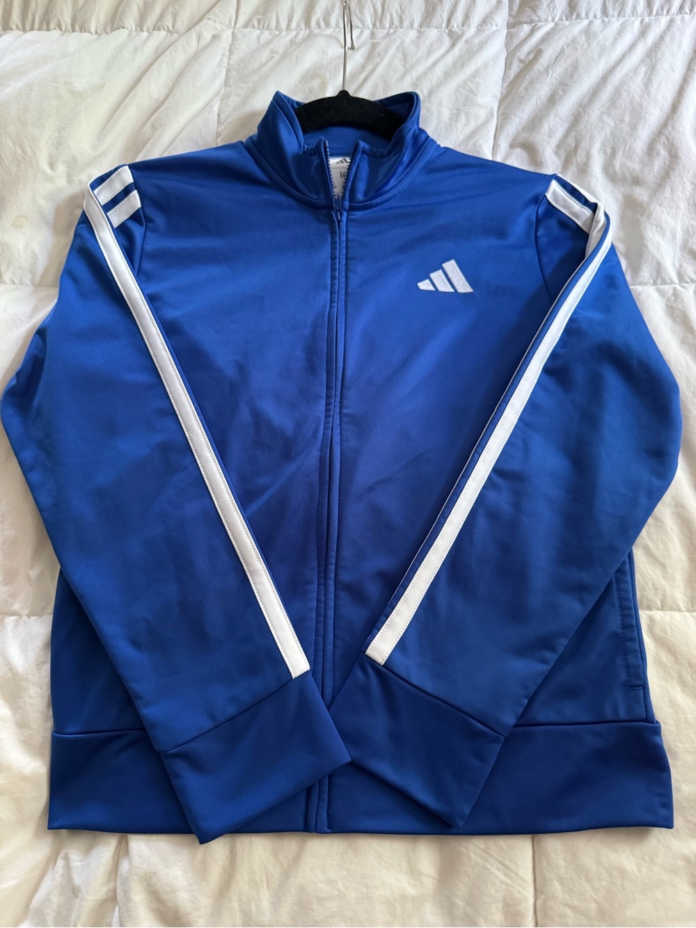 adidas Kids Royal Blue Full-Zip Track Jacket